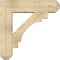 Ekena Millwork Merced Craftsman Rough Sawn Bracket w/ Offset Brace, Douglas Fir, 8"W x 30"D x 30"H BKT0806X30X30MRC04RDF - alternate 3